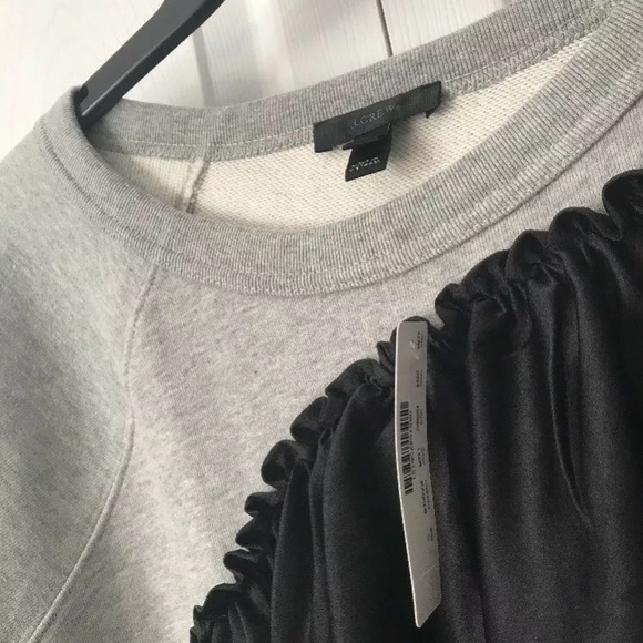 J Crew Ruffle Sweatshirt - Picture 3 of 7